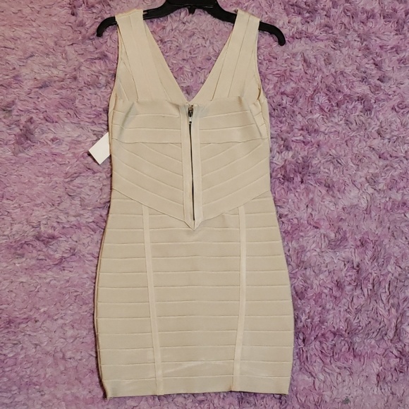 Cream Bondage Dress - Picture 2 of 4